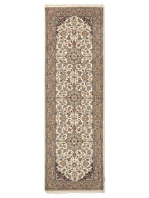  Orientalisk Keshan Indisk 73X246 Hallmatta Brun/Beige Ull, Indien Carpetvista