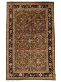 173X273 Sarouk American Rug Oriental Brown/Black (Wool, India) Carpetvista