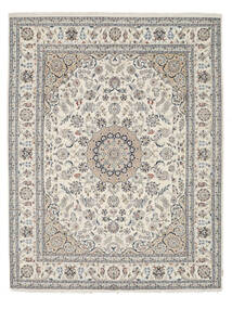 Orientalischer Nain Indisch Teppich 235X301 Braun/Dunkelgrau Wolle, Indien Carpetvista