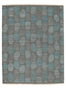252X321 Grass Teppich Moderner Dunkelgrau/Dunkelgrün Großer (Wolle, Indien) Carpetvista