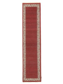 81X353 絨毯 Mir インド オリエンタル 廊下 カーペット ダークレッド/茶色 (ウール, インド) Carpetvista