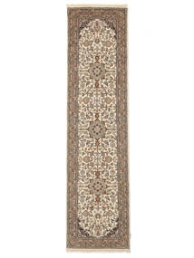 77X295 Keshan Indo Rug Oriental Runner
 Brown/Beige (Wool, India) Carpetvista
