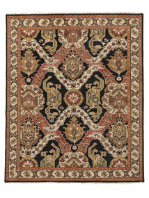 245X300 絨毯 オリエンタル ウサク インド 茶色/ブラック (ウール, インド) Carpetvista