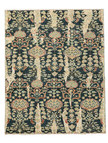 Contemporary Design Teppich 242X302 Schwarz/Orange Wolle, Indien Carpetvista