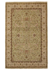  Orientalischer Sarough American Teppich 155X238 Braun/Orange Wolle, Indien Carpetvista