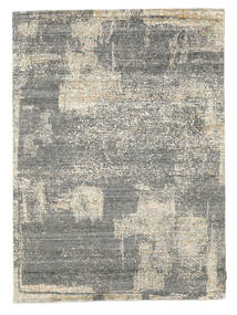 176X243 Alfombra Wool/Bambusilk Loom - Indo Moderna Gris Oscuro/Amarillo Oscuro (Lana, India) Carpetvista