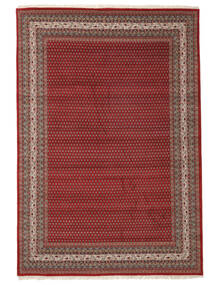 Mir Indisch Teppich 245X356 Dunkelrot/Braun Wolle, Indien Carpetvista