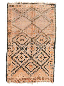 204X332 Dywan Berber Moroccan - Mid Atlas Vintage Nowoczesny Brunatny/Pomarańczowy (Wełna, Maroko) Carpetvista