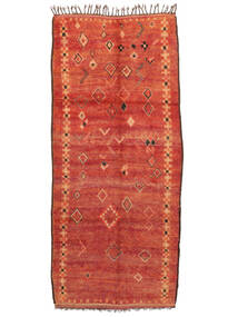  144X320 Shaggy Rug Small Berber Moroccan - Mid Atlas Vintage Wool, Carpetvista