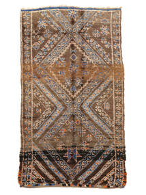 러그 Berber Moroccan - Mid Atlas Vintage 185X323 갈색/검정색 (울, 모로코)
