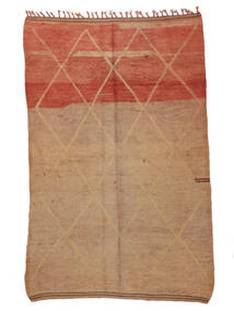  Berber Moroccan - Mid Atlas Vintage 180X270 Ruskea/Tummanpunainen Carpetvista