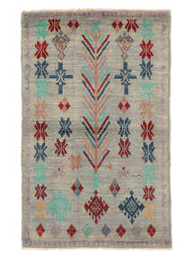  Moroccan Berber - Afghanistan 86X140 Wool Rug Dark Yellow/Brown Small Carpetvista