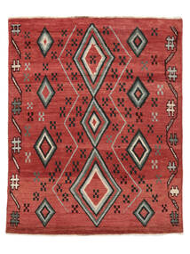 164X198 Moroccan Berber - Afghanistan Teppe Moderne Mørk Rød/Svart (Ull, Afghanistan) Carpetvista