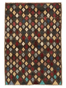  Moroccan Berber - Afghanistan 94X136 Wol Vloerkleed Zwart/Oranje Klein Carpetvista