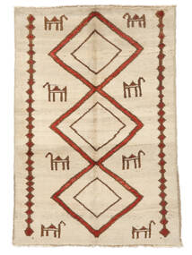  Moroccan Berber - Afghanistan 83X124 Wool Rug Beige/Orange Small Carpetvista