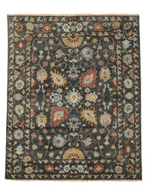 絨毯 オリエンタル ウサク インド 243X299 ブラック/茶色 (ウール, インド)