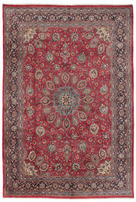 Tapete Sarough 270X388 Vermelho Escuro/Castanho Grande (Lã, Pérsia/Irão)