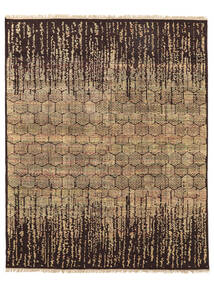  Grass Rug 246X309 Wool Brown/Black Large Carpetvista