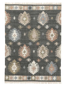  160X230 Medaillon Kelim Modern Teppich Wolle, Carpetvista
