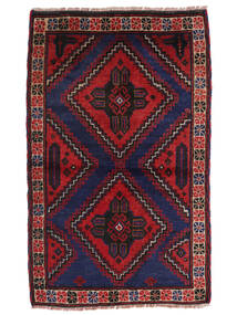 90X145 Baluch Rug Oriental Black/Dark Red (Wool, Afghanistan) Carpetvista