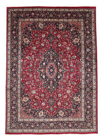 340X488 Dywan Orientalny Meszhed Fine Ciemnoczerwony/Czarny Duży (Wełna, Persja/Iran)