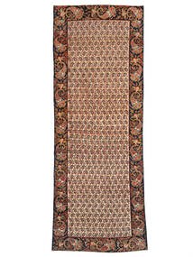  Orientalischer Malayer Teppich 190X525 Läufer Braun/Dunkelrot Wolle, Persien/Iran