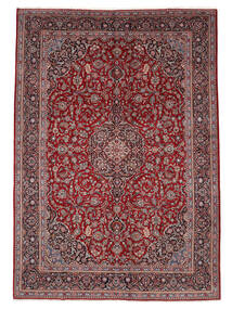 326X467 Tapis Kashan Fine D'orient Rouge Foncé/Noir Grand (Laine, Perse/Iran)
