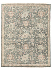 絨毯 オリエンタル ウサク インド 274X357 ベージュ/グリーン 大きな (ウール, インド)
