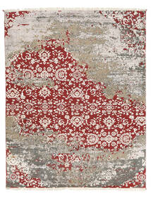 Tapete Contemporary Design 242X303 Vermelho Escuro/Castanho (Lã, Índia)