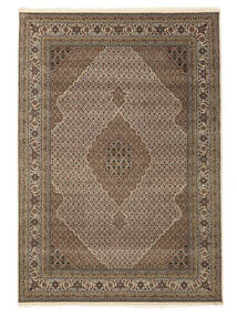  Orientalischer Täbriz Royal Teppich 246X351 Braun/Schwarz Wolle, Indien Carpetvista