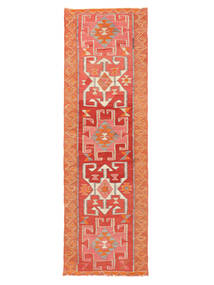92X301 Tapis Herki Kilim Vintage Moderne De Couloir Rouge/Marron (Laine, Turquie) Carpetvista