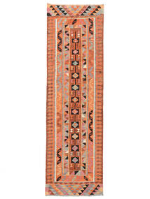  Herki Kilim Vintage Rug 94X314 Wool Red/Brown Small Carpetvista