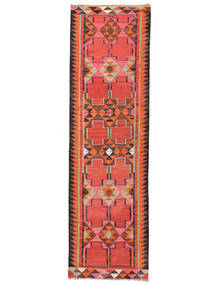  98X327 Herki Kelim Vintage Teppich Läufer Rot/Dunkelrot Türkei Carpetvista