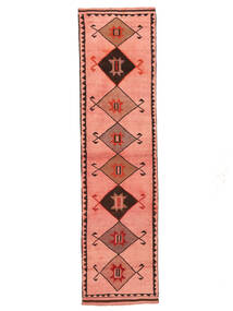  94X352 Herki Vintage Hallmatta Röd/Mörkröd Turkiet Carpetvista