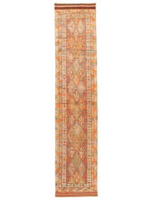 83X378 Herki Vintage Teppich Moderner Läufer Braun/Orange (Wolle, Türkei) Carpetvista