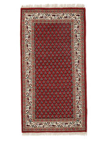  Orientalsk Mir Indisk Tæppe 70X140 Mørkerød/Brun Uld, Indien Carpetvista