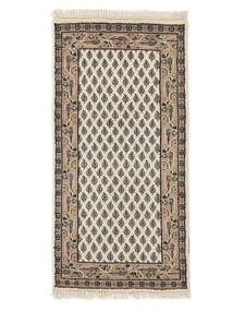 Mir Indisch Teppich 58X118 Braun/Schwarz Wolle, Indien Carpetvista
