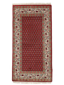 絨毯 オリエンタル Mir インド 70X140 ダークレッド/茶色 (ウール, インド)