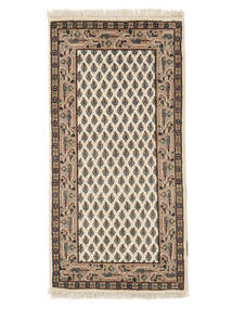 58X118 Mir Indisch Teppich Orientalischer Braun/Orange (Wolle, Indien) Carpetvista
