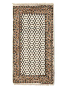 絨毯 オリエンタル Mir インド 72X140 茶色/ブラック (ウール, インド)