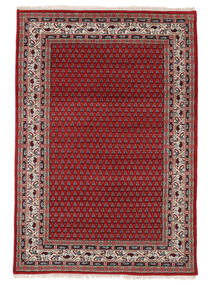 124X183 Mir Indisk Teppe Orientalsk Mørk Rød/Svart (Ull, India) Carpetvista