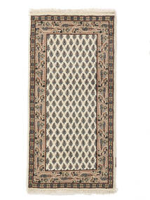 Mir Indisch Teppich 58X118 Braun/Schwarz Wolle, Indien Carpetvista