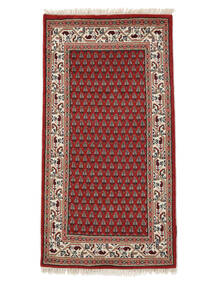 Tapis Mir Indo 70X140 Rouge Foncé/Marron (Laine, Inde)
