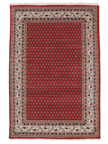 123X185 絨毯 Mir インド オリエンタル ダークレッド/ブラック (ウール, インド) Carpetvista