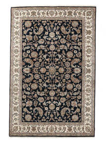 199X301 絨毯 オリエンタル ナイン インド 茶色/ブラック ( インド) Carpetvista