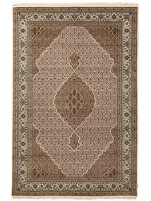  Oriental Tabriz Royal Rug 195X300 Brown/Black Wool, India Carpetvista