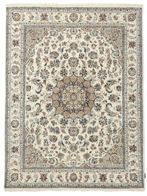194X256 Nain Indisch Teppich Orientalischer Gelb/Braun (Wolle, Indien) Carpetvista
