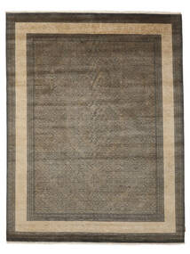  Orientalischer Sarough American Teppich 240X302 Braun/Schwarz Wolle, Indien Carpetvista