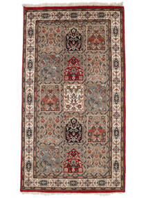 絨毯 オリエンタル バクティアリ インド 90X165 茶色/ダークレッド (ウール, インド)