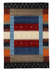 Gabbeh Loom Rug 200X290 Black/Dark Red Wool, India Carpetvista